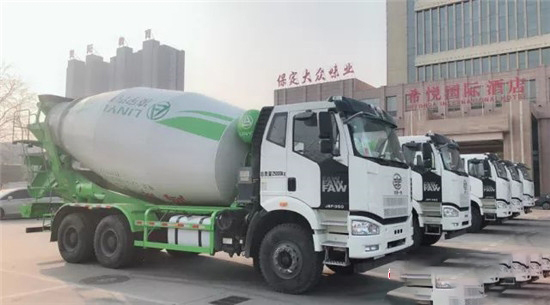 感謝有你，雄安有我！35臺凌宇攪拌車助力雄安新區建設